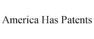 AMERICA HAS PATENTS