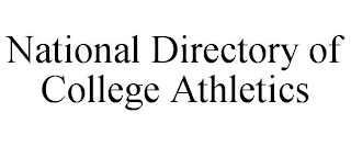 NATIONAL DIRECTORY OF COLLEGE ATHLETICS