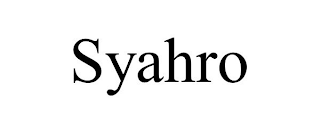 SYAHRO