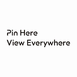 PIN HERE VIEW EVERYWHERE