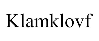 KLAMKLOVF