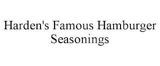 HARDEN'S FAMOUS HAMBURGER SEASONINGS