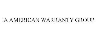 IA AMERICAN WARRANTY GROUP