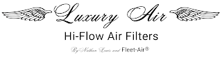 LUXURY AIR HI FLOW HIGH FLOW AIR FILTERS BY NATHAN LEWIS AND FLEET AIR