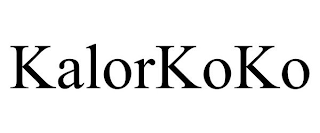 KALORKOKO