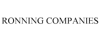 RONNING COMPANIES