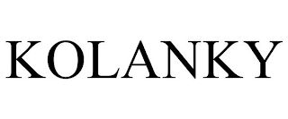 KOLANKY