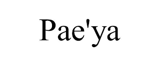 PAE'YA