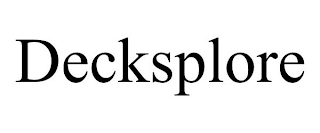 DECKSPLORE