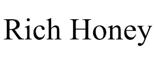 RICH HONEY