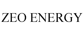 ZEO ENERGY