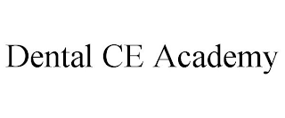 DENTAL CE ACADEMY