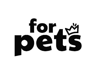 FOR PETS