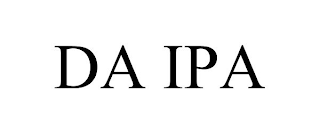 DA IPA