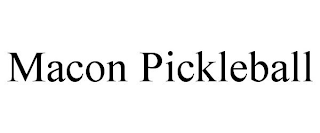 MACON PICKLEBALL
