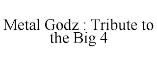 METAL GODZ : TRIBUTE TO THE BIG 4