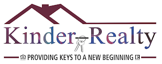 KINDER-REALTY PROVIDING KEYS TO A NEW BEGINNING EQUAL HOUSING OPPORTUNITY R REALTOR