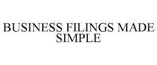 BUSINESS FILINGS MADE SIMPLE