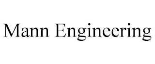 MANN ENGINEERING