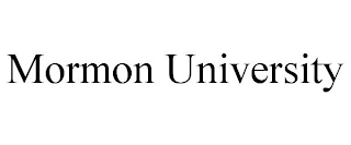 MORMON UNIVERSITY