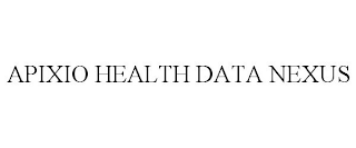 APIXIO HEALTH DATA NEXUS