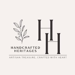 HH HANDCRAFTED HERITAGES ARTISAN TREASURE. CRAFTED WITH HEART