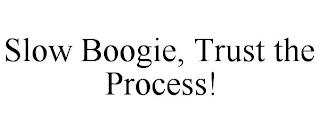 SLOW BOOGIE, TRUST THE PROCESS!