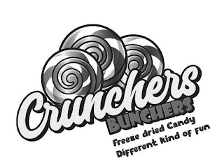 CRUNCHERS BUNCHERS FREEZE DRIED CANDY DIFFERENT KIND OF FUN