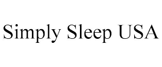 SIMPLY SLEEP USA
