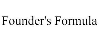 FOUNDER'S FORMULA