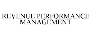 REVENUE PERFORMANCE MANAGEMENT