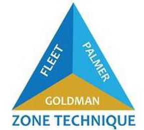 FLEET PALMER GOLDMAN ZONE TECHNIQUE