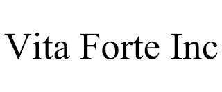 VITA FORTE INC