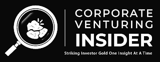 CORPORATE VENTURING INSIDER STRIKING INVESTOR GOLD ONE INSIGHT AT A TIME