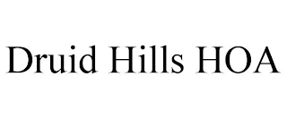 DRUID HILLS HOA