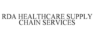 RDA HEALTHCARE SUPPLY CHAIN SERVICES