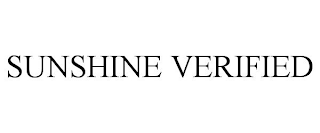 SUNSHINE VERIFIED