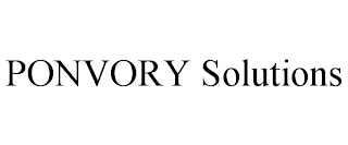 PONVORY SOLUTIONS