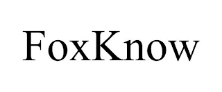 FOXKNOW