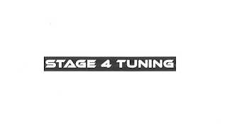 STAGE 4 TUNING