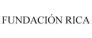 FUNDACIÓN RICA