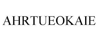 AHRTUEOKAIE
