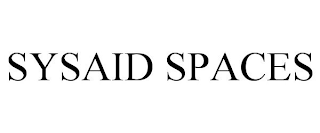 SYSAID SPACES