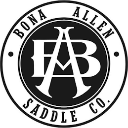 BA BONA ALLEN SADDLE CO.