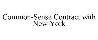 COMMON-SENSE CONTRACT WITH NEW YORK