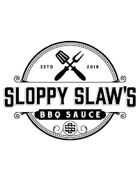 ESTD 2019 SLOPPY SLAW'S BBQ SAUCE