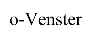 O-VENSTER