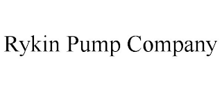 RYKIN PUMP COMPANY