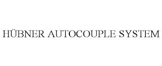 HÜBNER AUTOCOUPLE SYSTEM