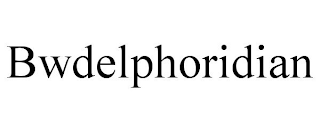 BWDELPHORIDIAN